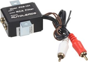Autoleads PC8-101 Entstörfilter Cinch mit Halterung & Schrauben