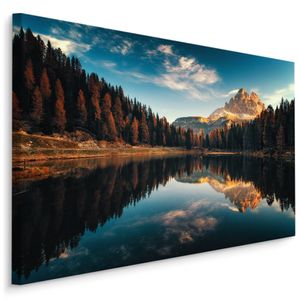 Fabelhafte Canvas LEINWAND BILDER 90x60 cm XXL Kunstdruck Natur Berge Landschaft