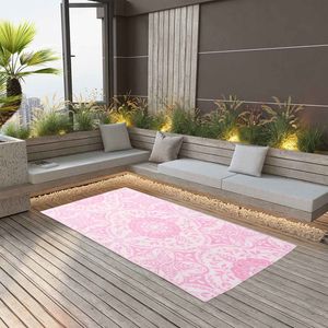 vidaXL Outdoor-Teppich ARAKIL Rosa 120x180 cm PP