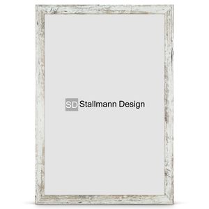Stallmann Design Bilderrahmen New Modern 40x60 cm vintage Rahmen fuer Dina 4 und 60 andere Formate Fotorahmen Wechselrahmen aus Holz MDF mehrere Farben wählbar Frame für Foto oder Bilder