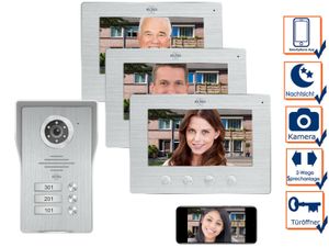 ELRO 3 Familienhaus Wifi Türklingel mit Kamera und App - Video Türsprechanlage