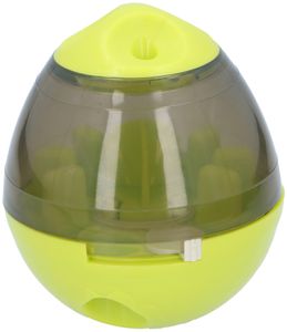 maxxpro Pet Treatment Snack Ball - Kleiner Hund oder Katze - Haustierspielzeug - Gegen Langeweile - Spielball - 11,5 x Ø10 cm - Verstellbar - Grün