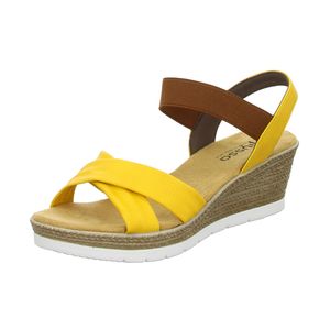 Alyssa Damen-Sandalette Gelb, Farbe:gelb, EU Größe:37