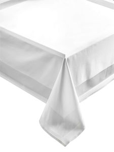 Tischdecke 80x80cm weiß 100% Baumwolle