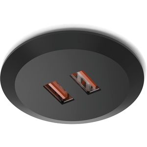 Einbau USB-Charger Subby 24 V/DC 2xUSB Typ-A schwarz