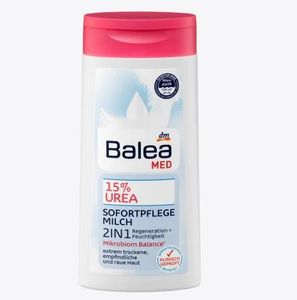 3 x  Balea MED - Bodylotion Sofortpflegemilch 2in1 mit 15% Urea  (3 x 250 ml)