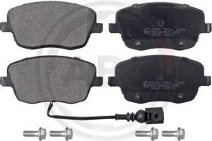 A.B.S. 37338 - OE 6Q0 698 151C Bremsbelagsatz für Polo 9N, Roomster 5J, Fabia II 54, Fabia I 6Y, Ibiza 6L, Cordoba 6L