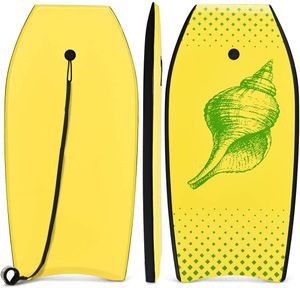 COSTWAY Bodyboard, Schwimmbrett Schwimmboard, Surfbrett Kinder und Erwachsene, Surfboard, Sup-Board 104x51x6cm