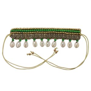 Muschelarmband im Ethno Look- Boho Kauri Muschel Armband - Modell 01