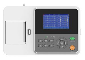 CONTEC E3 Digitales 3/6/12-Kanal-EKG-Gerät Elektrokardiograph Thermodrucker Automatische Diagnoseanalyse