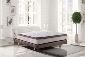 Matratze Viskoelastische Toscana Deluxe Hohe Festigkeit 160x190 mit Relax Effekt und 7 Komfort Schlafzonen|21cm|Mittlere Härte