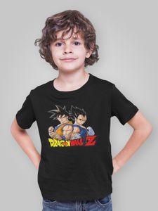 Dětské tričko z organické bavlny Chlapci Dragon Ball Son Goku Vegeta Anime Comic Shirt Kids