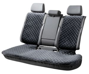WALSER Auto-Sitzaufleger Luxor, Universelle PKW-Sitzauflage für Rücksitzbank, Auto-Sitzschoner für Rücksitzbank inkl. Anti-Rutsch-Beschichtung
