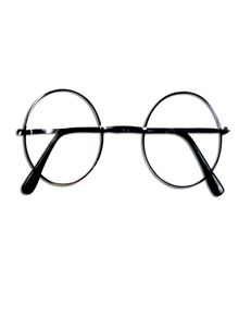 Offizielle Harry Potter-Brille Kostümzubehör rund schwarz