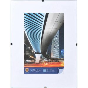 Henzo Fotorahmen - Clip-Rahmen - Fotogröße 40x50 cm - Transparent