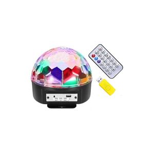 Diskotéková svietiaca USB guľa + diaľkový ovládač