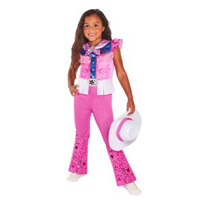 Barbie - Kostüm - Kinder BN5921 (92) (Pink/Weiß)