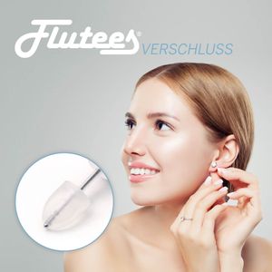 6 x Flutees Premium Verschlüsse für Ohrringe Ohrstecker