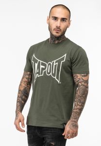 Herren T-Shirt normale Passform LIFESTYLE BASIC TEE Olive/Ecru XL Tapout
