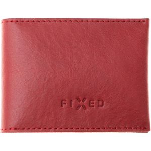 Ledergeldbörse Fixed Mini Smart Wallet für Apple AirTag, Rot