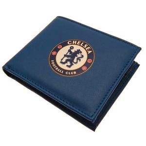 Chelsea FC - PU peněženka Crest TA9547 (jedna velikost) (modrá/bílá/červená)