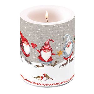 Weihnachten – Kerze gross – Candle Big – Format: Ø 12 cm x 10