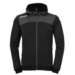 Kempa Emotion 2.0 Hood Jacke schwarz/anthrazit 4XL