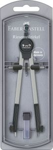 FABER-CASTELL Riesenteilzirkel Radius: 340 mm silber / schwarz FABER-CASTELL Riesenteilzirkel Radius: 340 mm silber / schwarz