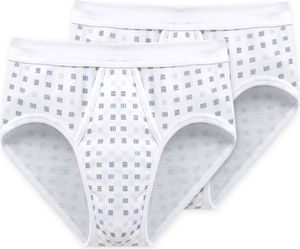Schiesser 2-pack Bavlna Essentials fine rib sportovní slipy Obzvláště odolné a trvanlivé, Pohodlný měkký pas a poklopec, Ve vysoce kvalitní a pohodlné kvalitě fine rib