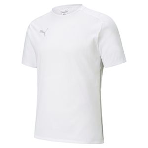 PUMA teamCUP Casual T-Shirt puma white/gray violet 3XL