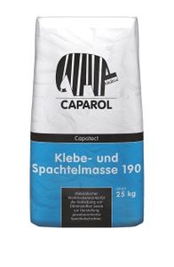 CAPAROL Capatect 190 Klebe und Spachtelmasse Putzmörtel 25 KG Grau