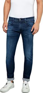Replay SLIM FIT JEANS ANBASS HYPERFLEX CLOUDS DARK BLUE *36/34