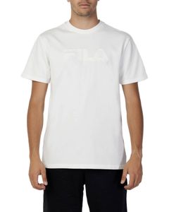 FILA T-shirt Herren Baumwolle Weiß GR68902 - Größe: M