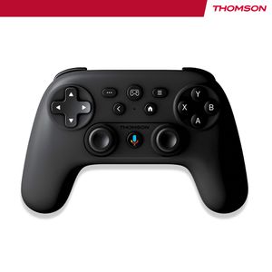 THOMSON Gamepad 400A - herný ovládač Bluetooth pre TV a PC, funkcia hlasového asistenta, vyhľadávanie obsahu a prehrávanie