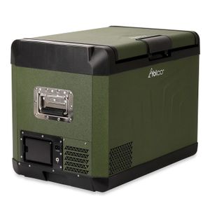 Yolco GCX47 Green Elektrische Kompressor-Kühlbox, App Steuerung per Bluetooth, 12/24 V und 230 V, für Auto, LKW, Boot, Camping Kühlschrank