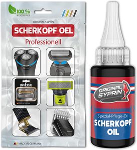 Original Syprin Scherkopf Öl für Haarschneidemaschinen Haarschneider Rasierer Trimmer I Scherkopföl Friseurbedarf Schermaschinenöl Feinmechanik Öl