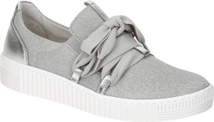 Gabor 63.333 Damenschuhe - sportliche Slipper - Halbschuhe silber Freizeit NEU Gabor 63.333 Damenschuhe - sportliche Slipper - Halbschuhe silber Freizeit NEU