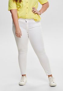 ONLY CARMAKOMA Damen Skinny Jeans Curvy Plus Size Übergröße White Denim - 46W / 32L