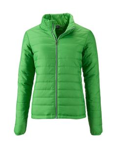 Ladies` Padded Jacket / Taillierter Schnitt - Farbe: Green - Größe: XXL