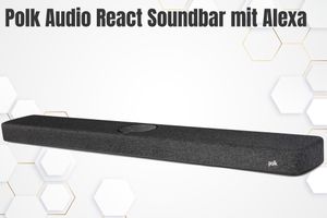 Polk Audio React Soundbar mit Alexa, Black