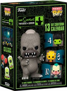 Funko The Simpsons Adventskalender Mit 13 Tagen Durchsichtig  Durchsichtig One Size
