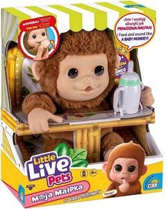 Zabawa z Małpką Mango! Odkryj radość z interaktywną Małpką Little Live Pets 26613 - Twój nowy przyjaciel do zabawy i odkryć!