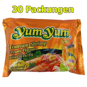 Yum Yum Instant Nudeln Tom Yum Shrimp 30er Pack (30 x 70g) Asia Nudelgericht