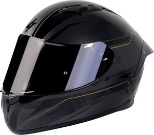 Stormer Zs-601 Star Integralhelm Schwarz XS Schwarz XS