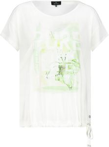 Monari Damen T-Shirt mit Druck und 3D Buchstaben off-white 42