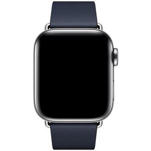 Apple Modernes Lederarmband S 40mm für Apple Watch (135 - 150 mm Umfang) blau