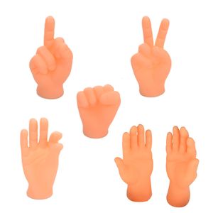 6 Stück Komisch Creative Pet Teasing Spielzeug Mini Finger Hände für Erwachsene