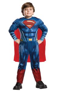Blaues Superman Kostüm Jungen Größe 128