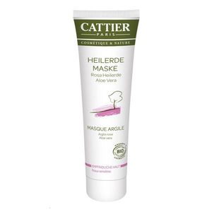Cattier Rosa Heilerde Maske - für empfindliche Haut, Tube 100 ml