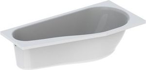 Geberit Fünfeckbadewanne RENOVA 1600 x 750/500 mm Raumspareffekt rechts weiß